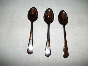 Sheffield England chrome plated demise spoons  