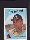 1959 Topps 259 Jim Pisoni Braves PSA 7  