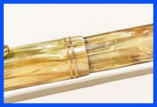 BÖHLER large light tortoise celluloid fountain pen, NOS  