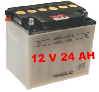 Batterie f. Rasentraktor 12V 24Ah 260A Startbatterie 46  