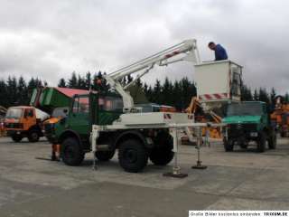 Hubsteiger Hebebühne Arbeitsbühne für Unimog  