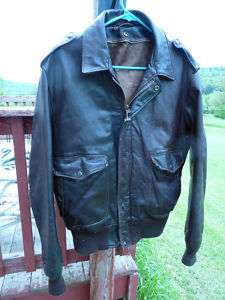 Vintage SCHOTT leather jacket size 44  