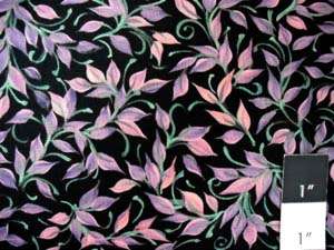 Belle Meade Small Leaves 100% Cotton Fabric By Yard  