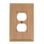 Amerelle 1 Gang Unfinished Wood Wall Plate