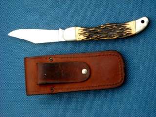   Schrade + USA 127UH Uncle Henry Pocket Knife & Orig Case  