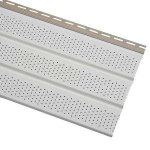 Cellwood Economy T4 144 In. White Vinyl Vented Soffit EVS12P04H at The 