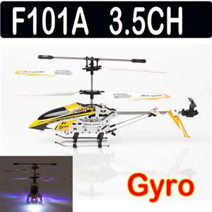   Alloy structure 3 Channel Mini RC Helicopter Gyro 3.5CH 3ch f101 toy Y