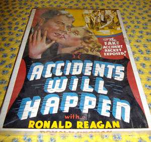 Ronald Reagan 1938 Billboard Movie Poster Jigsaw Puzzle  