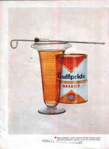 GULF New Gulfpride Select Motor Oil 1958 ad  