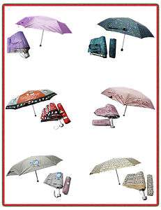   Totes Mini Folding Umbrella (Available in 6 Different Styles)  