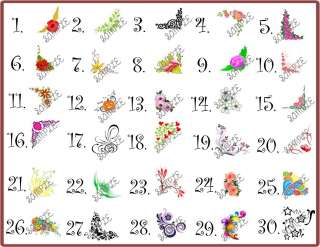   NAIL ART DECALS•KIDS,TOE OR ADULT SIZE ☺YOU CHOOSE☺  