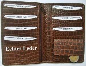 Leder Kreditkartenetui,Geldbörse,Kreditkartentasche  