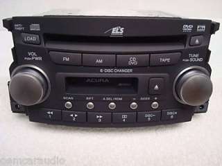   04 05 06 Acura TL Radio 6 Disc DVD CD Changer Cassette 1TB1 OEM  