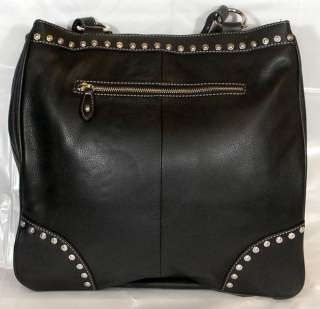 Aqua Madonna Totebag Black Calf Fur Genuine Leather NWT  