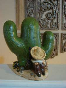 1979 Vintage Ca. Crea Ceramic Cactus Mexican Piggy Bank  