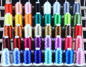 40 LARGE MACHINE EMBROIDERY THREADS HOLIDAY for BERNINA  