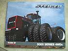 Case IH Steiger 4 wd 9300 series Tractor sales brochure