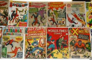 Golden Silver Bronze Age Comic Collection Lot Marvel DC Spider Man 