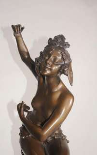 Art Deco Bronze Figure Statue Egyptian Dancer By Gori  