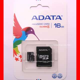 16GB 16G Genuine ADATA Class4 Class 4 micro SD SDHC microSDHC Memory 