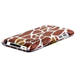 6in1 Bubble Giraffe Peace Sign Hart Case Cover für iPod Touch 4 4G 