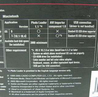 Casio EXILIM CARD EX S600 6.0 MP Digital Camera AS IS  