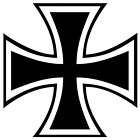 Aufkleber Iron Cross Eisernes Kreuz EK Eiserne Kreuz 2 x 70 mm Artikel 