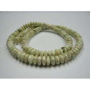   White Turquoise 8mm Gemstone Abacus Beads 16 Arts, Crafts & Sewing