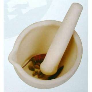 APOLLO VITRIFIED PORCELAIN PESTLE AND MORTAR *NEW*  