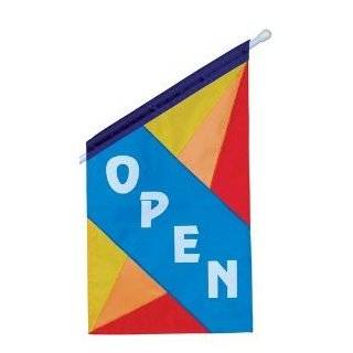OPEN FLAG by Premier Brightly Colored 12 X 18