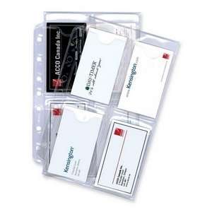  Business Card Clear 10 Refill Pages (80 cards) for 