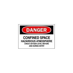  BRADY 84568 Danger Sign,10 x 14In,R and BK/WHT,ENG 