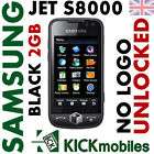 Samsung Ultra S8000 Jet   2 GB   Metallic black Unlocked Smartphone 