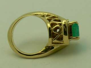 Custom Made Colombian Emerald & Gold Ring 2.50cts  