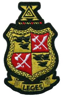 Delta Chi   4 Embroidered Patch   2 Pack  