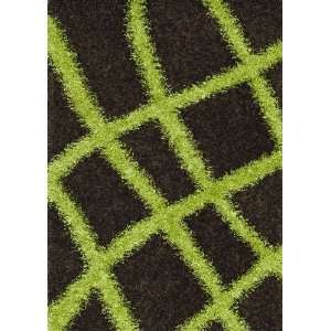  Dalyn Visions Coffee Rug Shag Lines Squares Contemporary 5 