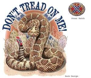 DONT TREAD ON ME, Rattle Snake, New Dixie T Shirt  