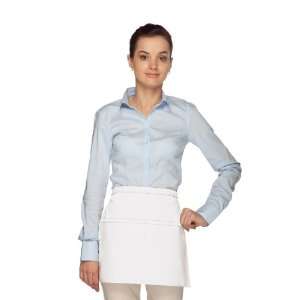 DayStar 140 Squared Waist Apron   White   Embroidery Available  