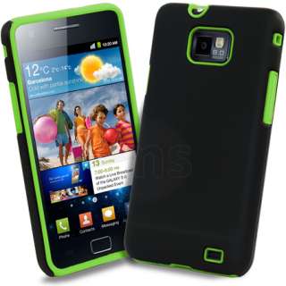   Magic Store   Green Hybrid Silicone Case for Samsung Galaxy S2 I9100