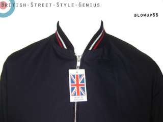 MONKEY JACKET   Classic 60s Mod Style   MADE IN ENGLAND   Navy Blue 