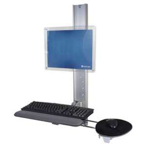  Wall Track Mounted Computer Workstation
