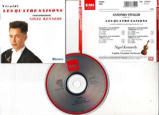   VIVALDI Les Quatre Saisons by Nigel Kennedy (CD) 1989
