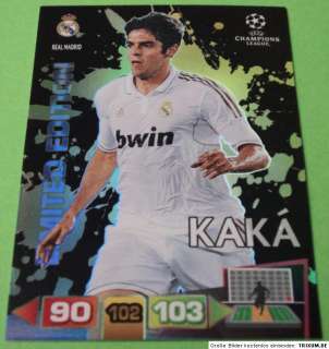 Kaka Real Madrid LIMITIERT Adrenalyn XL Champions League CL 2011 2012 