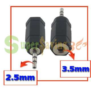   Plug Male to 3.5mm Stereo Headset Jack Female Adapter Converter  