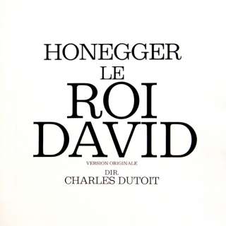  HONEGGER Le Roi David C. Dutoit FR Press Boxset 2 LP