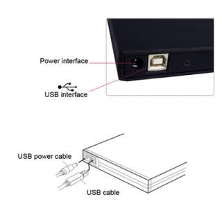 External Slot in USB DVD ROM CD RW Drive for PC Laptop  