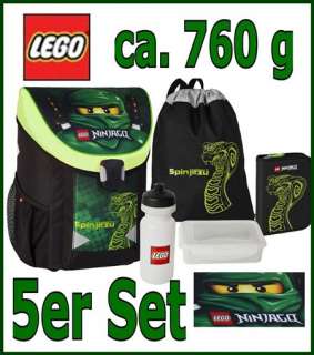 LEGO Schulranzen 5Tlg. Ninjago Easy Model 2012  