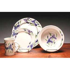  Iris Dinner Set Made in USA by Emerson Creek Pottery 