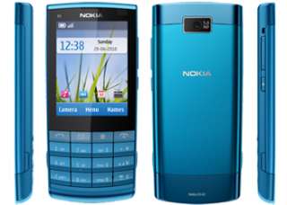 Nokia X3 02 Touch and Type Blue on Vodafone PAYG Mobile 5055015230138 