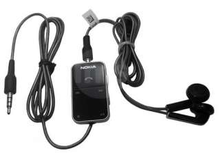 BLACK GENUINE NOKIA HEADPHONES FOR N97 N97 MINI X6 5800  
